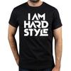 Смешные графические футболки I Am Hardstyle для мужчин и женщин, модные повседневные футболки, 100% хлопок, свободный оверсайз, футболка для DJ Techno Dance