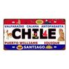 Chile Finland Iceland Flag Metal Signs Vintage Plaque Auto License Plate Embossed Tag Garage Bars Pubs Clubs Home Wall Decor