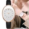 Fashion Oval Woman's Quartz Watches PU Strap Ladies Elegant Wristwatches Gifts for Girlfriend,Family,Friend