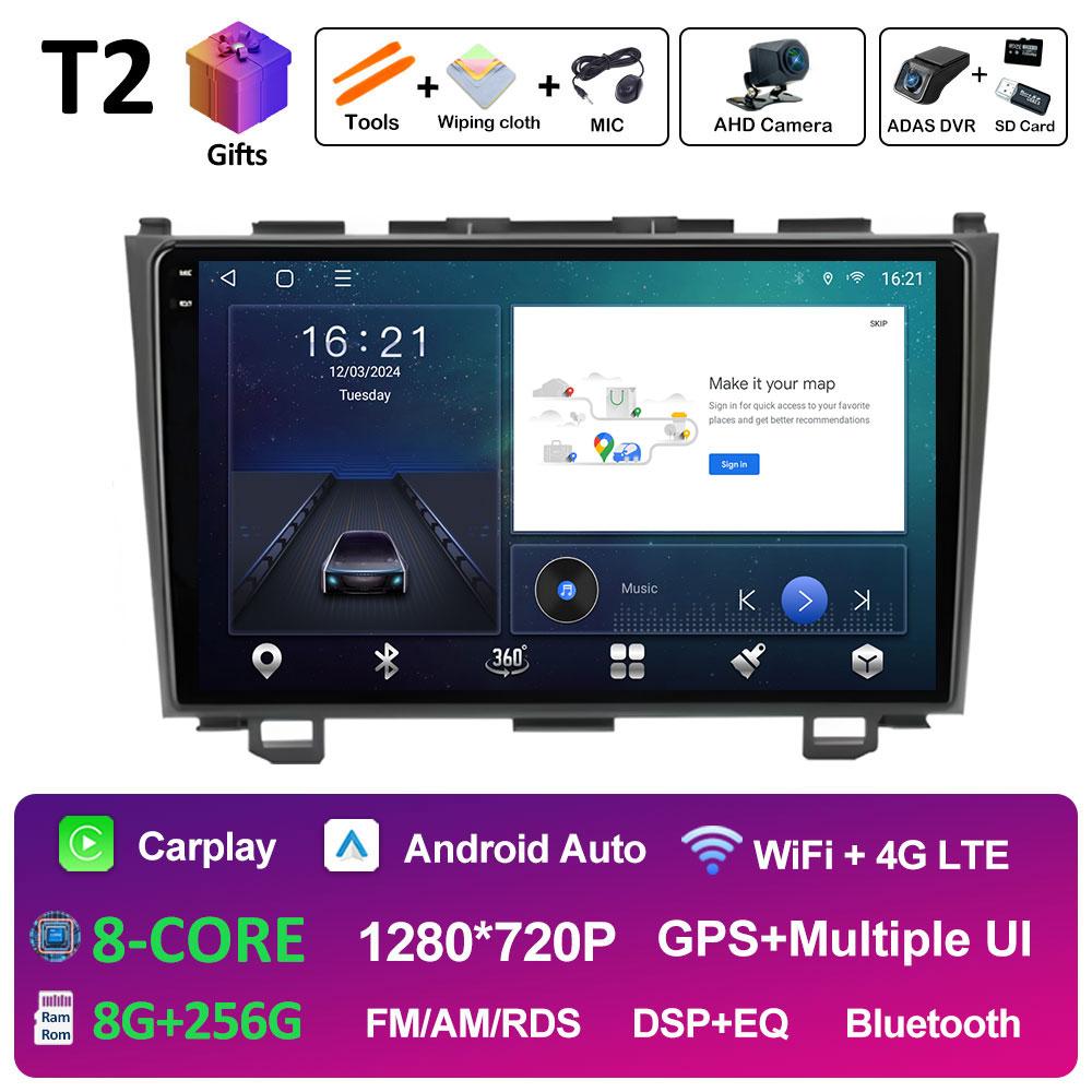 GPS-навигация для Honda CR-V 3 RE CRV 2007 2008 2009 2010 2011 WIFI 9-дюймовый Android автомобильный радиоприемник мультимедийный видеоплеер автоинструменты