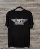 НОВАЯ Черная футболка унисекс Aerosmith Classic Logo, все подарки