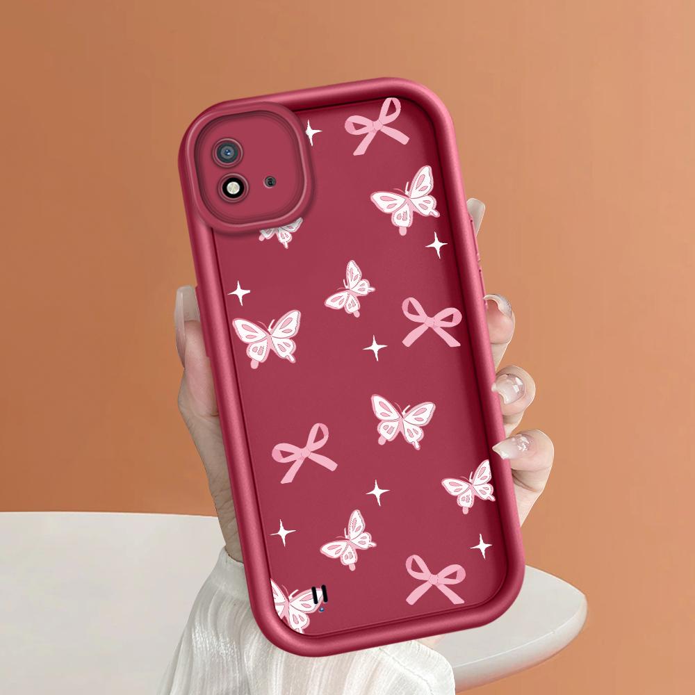 Мягкий силиконовый квадратный чехол с рисунком лестницы для телефона, полное покрытие, противоударный защитный резиновый чехол для камеры для OPPO Realme