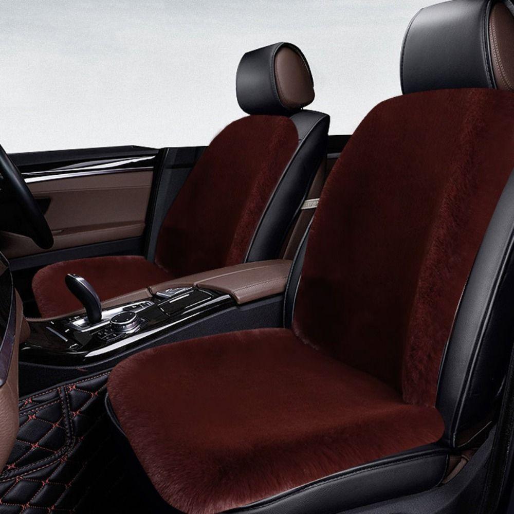Breathable Car Seat Cover Pad Thick Car Backrest Plush Car Seat Cushion  Autumn and Winter