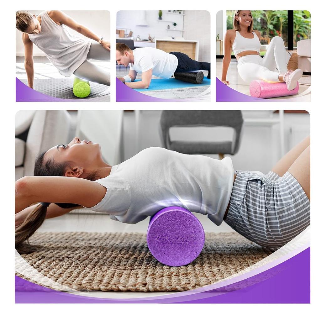 Yes4All EPP ролик для йоги из пены высокой плотности, бирюзовый ролик для растяжки, оборудование для йоги 46 см, японский импорт P4RL [обычный продукт]