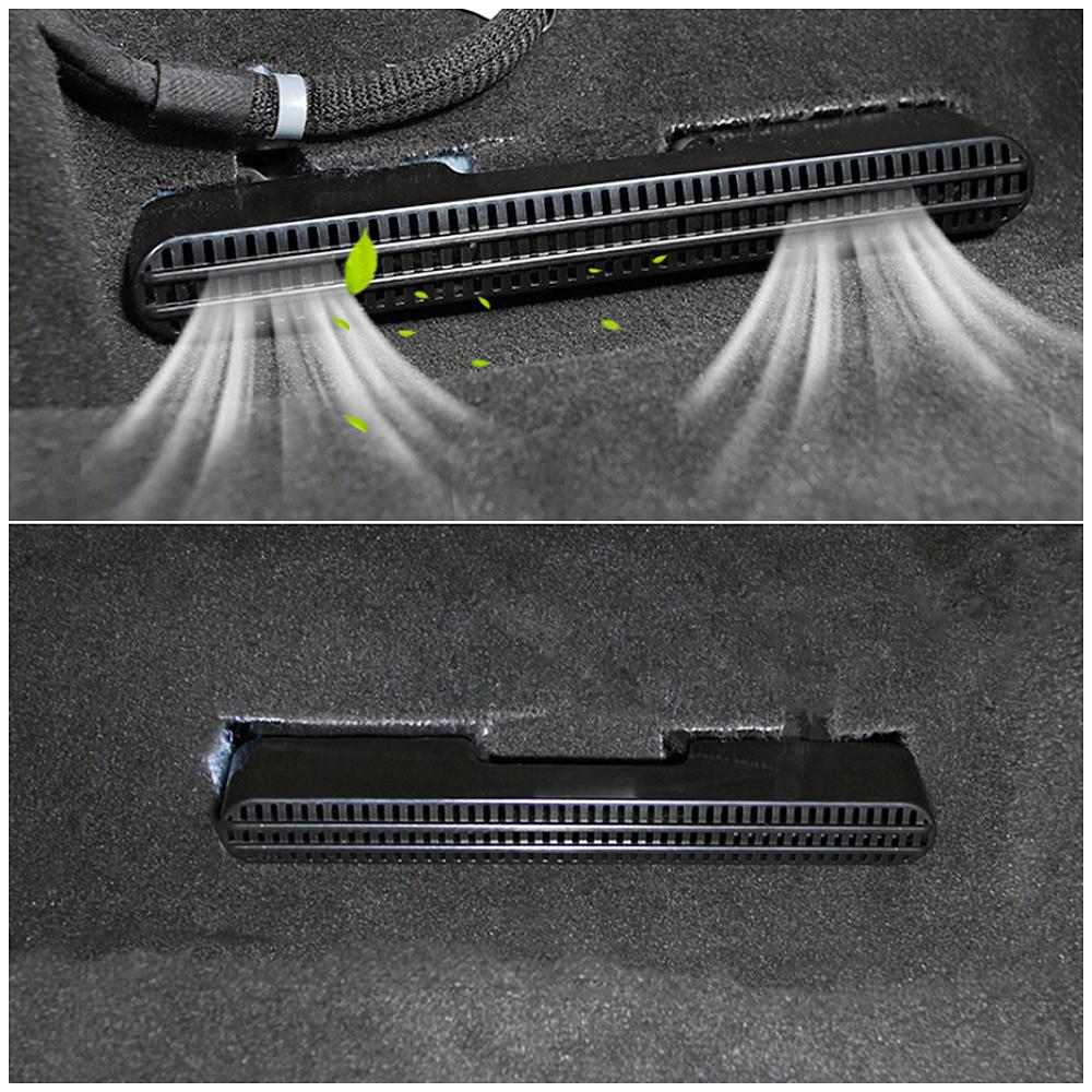 Для Cadillac XT4 XT5 2016-2020 Под сиденьем Пол Кондиционер Воздуховод Воздуховод Выход Решетка Крышка Отделка Внутренние Молдинги