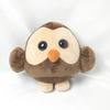 Очаровательная плюшевая игрушка-сова из ультрамягкого кристального велюра 20 см