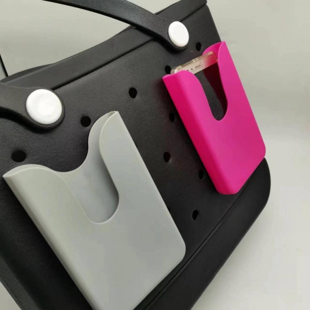 Силиконовый держатель для телефона, совместимое крепление для чехла телефона, аксессуар для пляжной сумки-тоут, похожие пляжные сумки