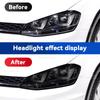 For Volkswagen VW GOLF MK7 2014- Car Headlight Protective Cover Film Front Light TPU Anti-scratch Headlamp Tint Accessories
