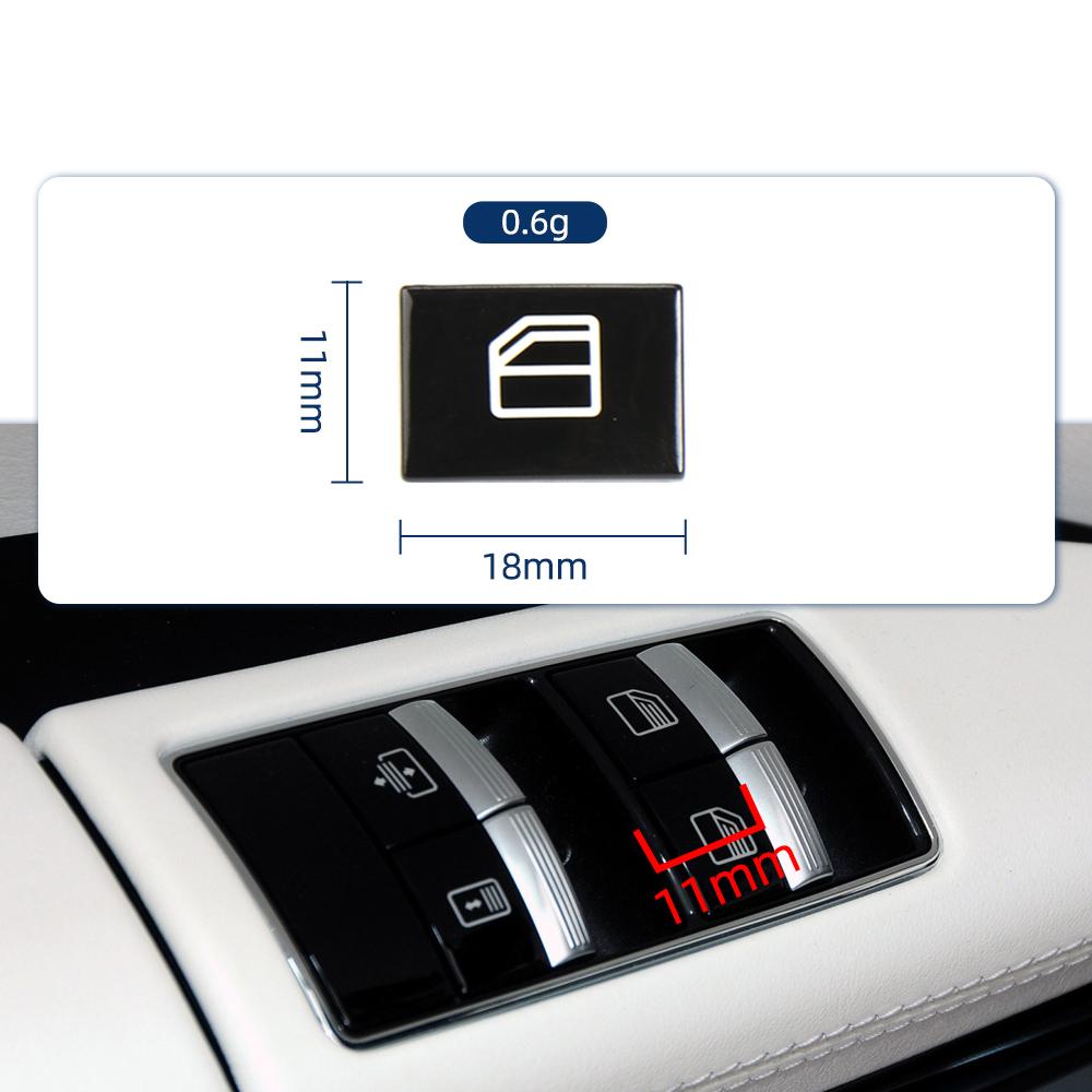 Накладка на кнопку стеклоподъемника для салона автомобиля Для Mercedes Benz S-класса W221 Автомобильный электрический переключатель кнопки стеклоподъемника