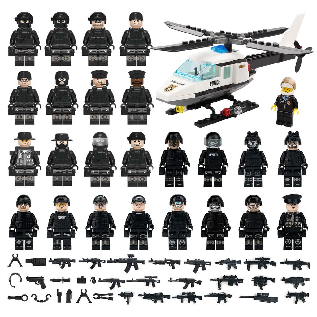 4005 Blackbird Самолет-шпион Черный самолет Вертолет Военная кукла Строительный блок Игрушка