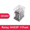 HH52P HH53P HH54P Миниатюрное катушечное общее электромагнитное промежуточное реле Переключатель Светодиод DC 6V 12V 24V AC 220V MY2NJ/MY3NJ/MY4NJ Реле 5