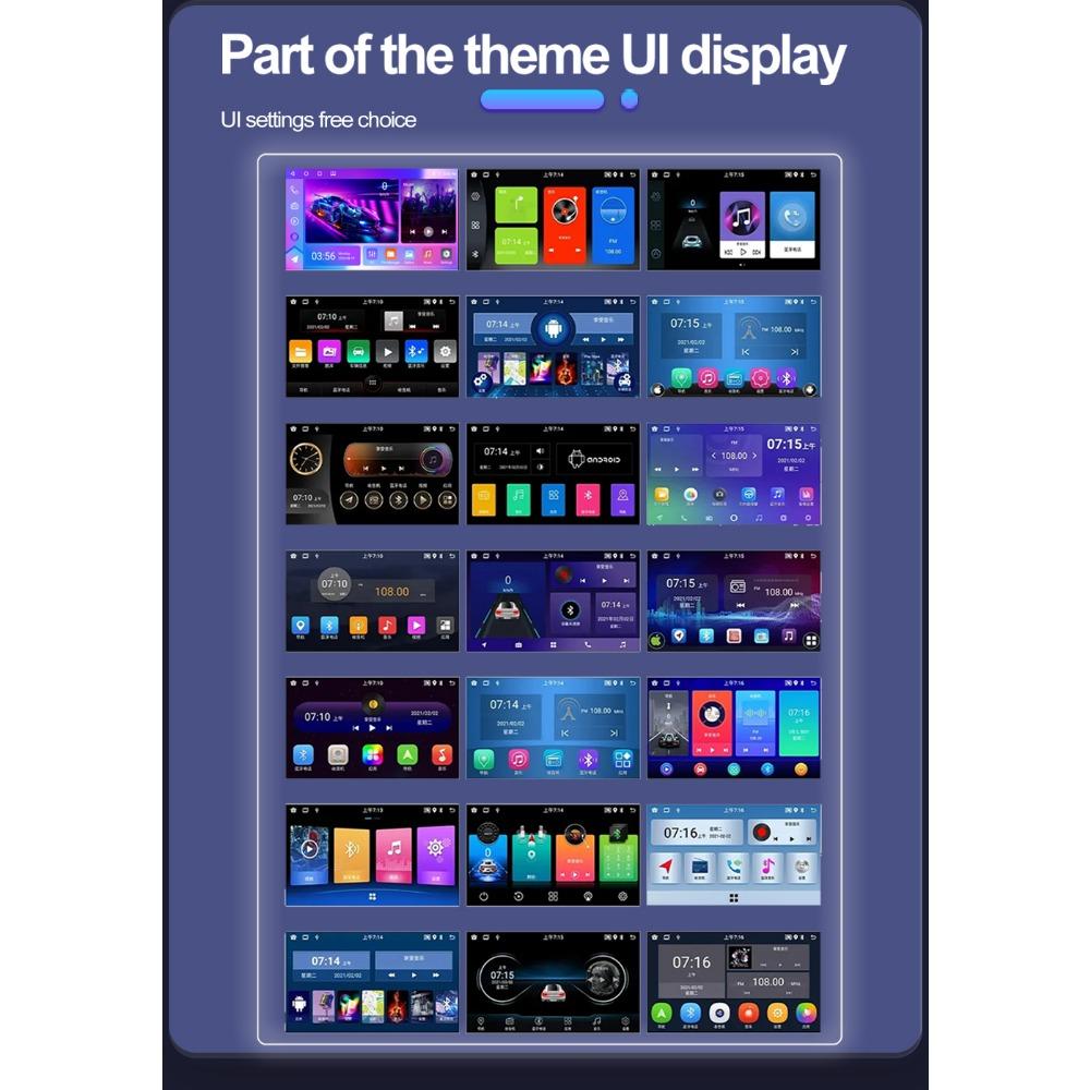 Автомобильное радио 2Din Android 8INCH для Toyota Camry XV40 2006-2011 Carplay мультимедийный плеер стерео автоаудио головное устройство навигация GPS 2+64 ГБ