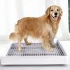 Splash Proof Indoor Training Dog Potty Pad Plastic Puppy Urine Tray Flat Air Circulation
