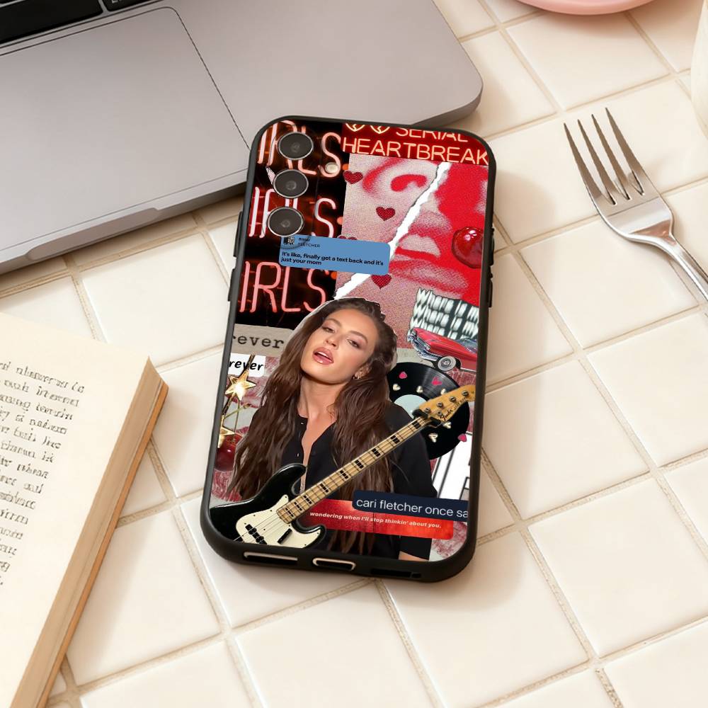 Чехол для телефона Singer C-Cari Fletcher для Samsung Galaxy A73, A72, A71, A70, A53, A52, A51, Другие Мягкий Черный Корпус