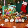 Countdown Calendar 24 Days Toy Advent Dinosaur Playset For Kids Christmas Play Collection Learning Party