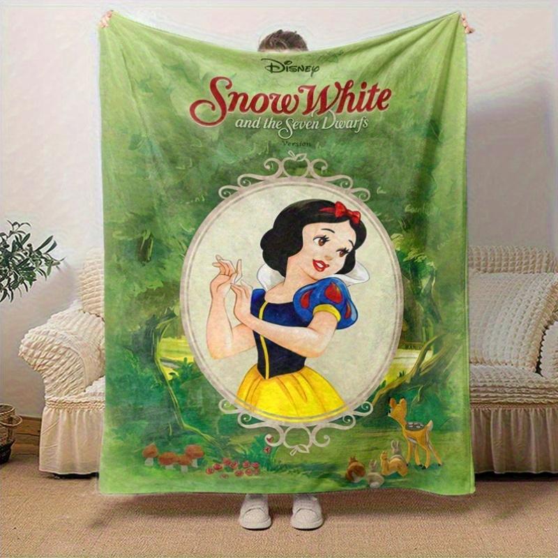 1pc, Snow White Home Decor Blanket, Flannel Throw for Your Living Room, Bedroom, and More! Perfect as a Sofa Blanket, Outdoor Blanket