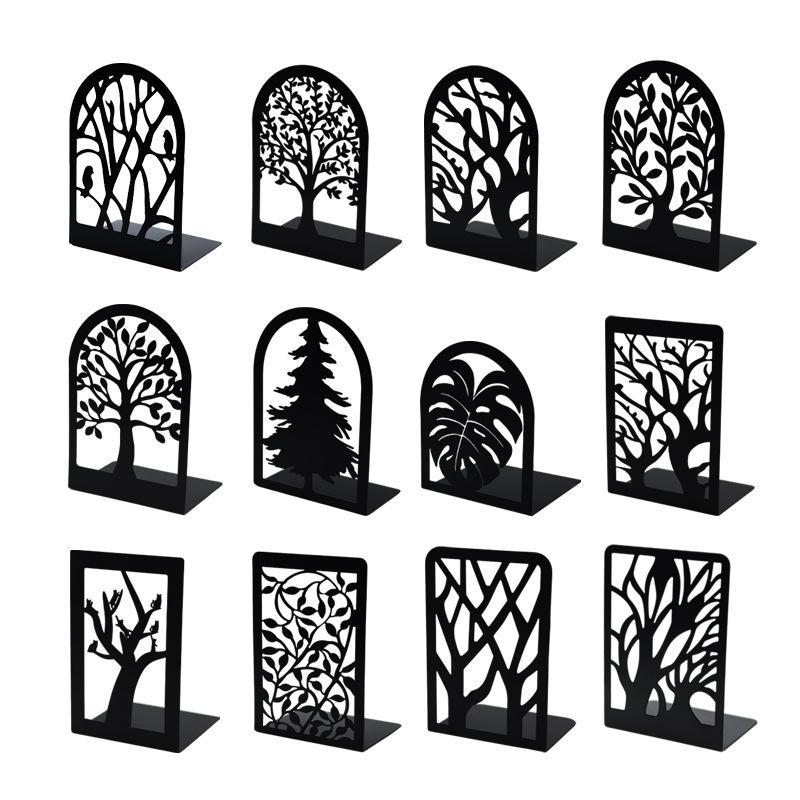 Tree of Life Metal Bookends – Creative Bookshelf & Desk Decor