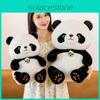 Plush Fun Panda Toy Cute Cartoon Zoo Souvenir Girl Kids Playful Gift Keepsake