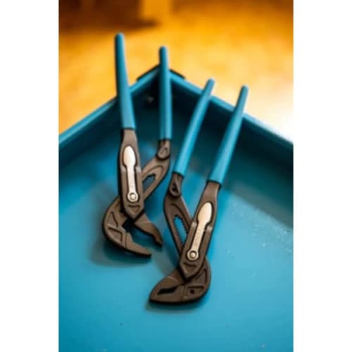 Hazet 760-2 Water Pump Pliers, Grip Pliers, Plumbing Tool, Quick Adjustment, Large Diameter, Maximum Opening Width 50mm, Total Length 260mm, Professio