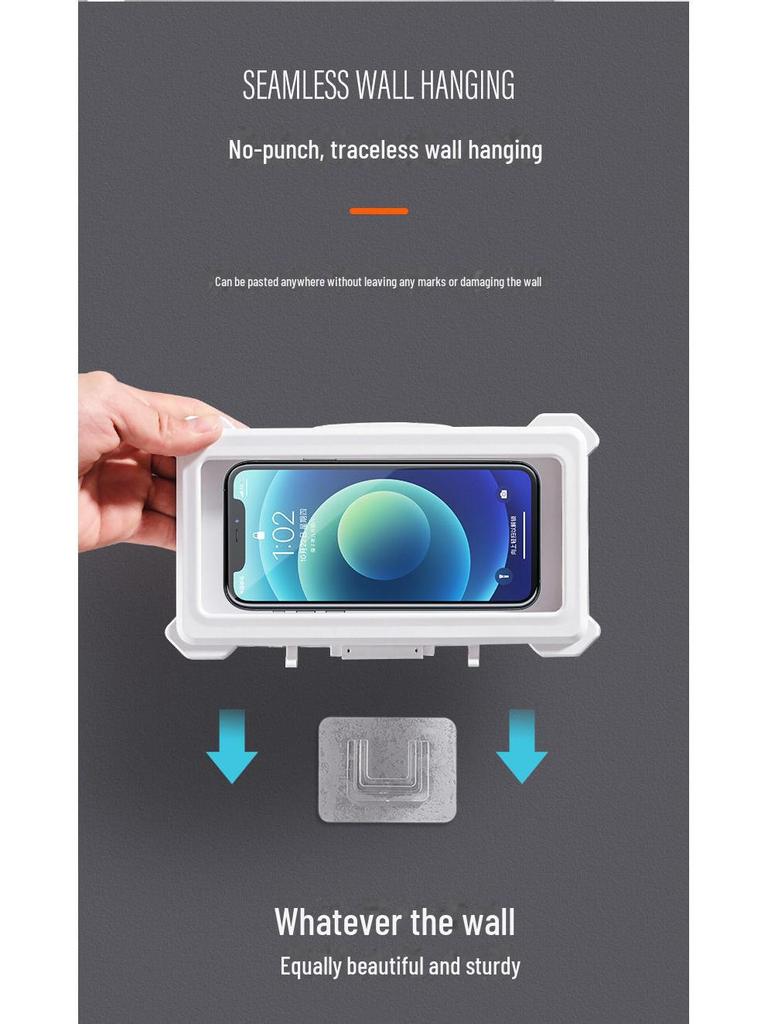 Водонепроницаемый держатель для iPad и планшета для ванной – Белый АБС-пластик