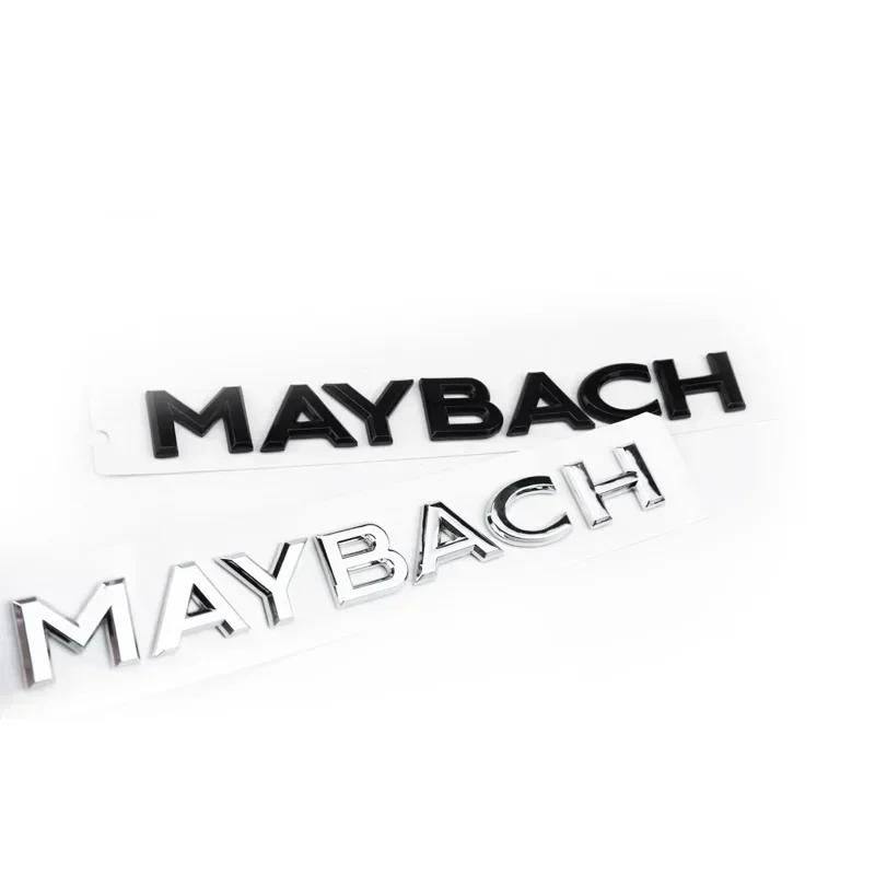 Автомобильная наклейка MAYBACH буквенный значок автомобильные наклейки для Mercedes Benz MAYBACH V12 S400L S600 логотип на задний багажник модифицированные аксессуары декор