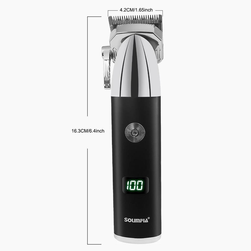 SOLIMPIA Hair Clippers For Mens Rechargeable Hair Trimmer Professional Beard Trimmer Cordless