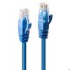 RJ-45 Patch Cable - Lindy - 2 M - UTP CAT 6 - Molded - Blue