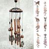 Butterfly Bird Wind Chimes Outdoor Hanging Decor Creative Shape Rustproof Corrosion Resistant Crisp Sound Tube Wind Chime Pendant
