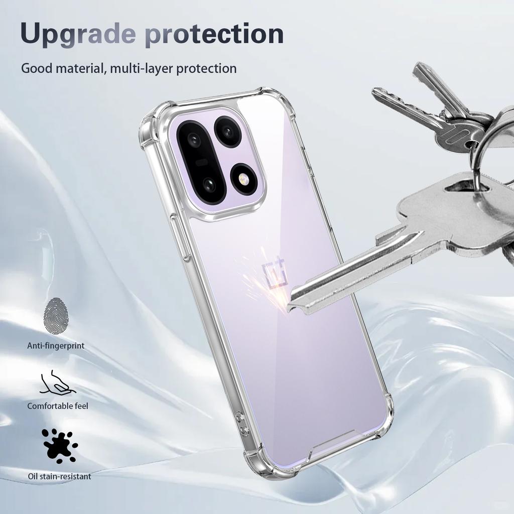 Прозрачный противоударный чехол для Oneplus 1 1R 13 13T 13S 13R 12 12R 11 11R 10R 9 9R 8 8T 7 7T 6 Ace 6 6T Pro Nord 4 CE 3 2 Чехол
