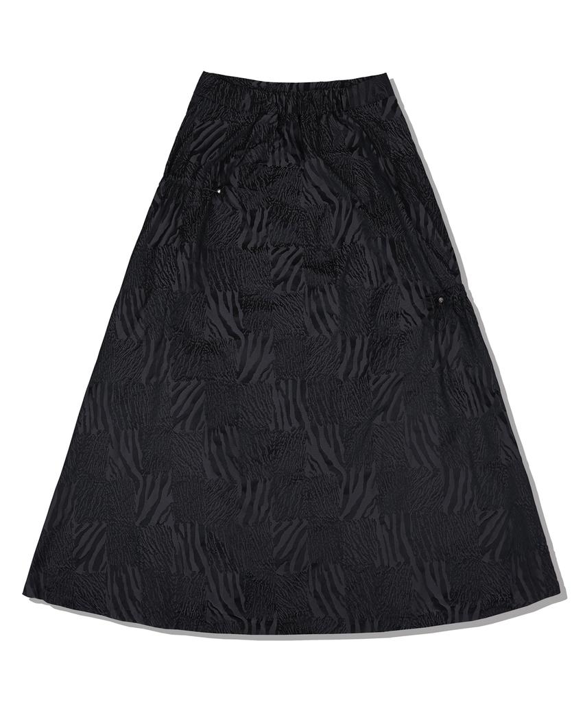 Si Wol 107 Jacquard Tech Skirt (Black)