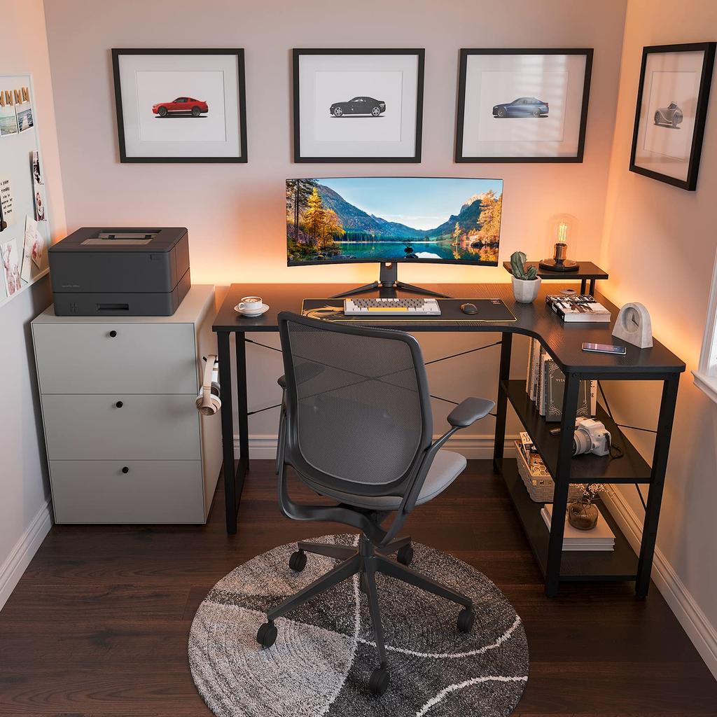 ODK игровой компьютер ширина 130 ПК стол с офисной работой работа от квадратной работы игровой легкий в правую полку стол, стол, Г-образный стол, полка, стол, стол,