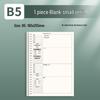 Прочный блокнот формата B5 на кольцах: Толстый, Удобный, Идеально для студентов