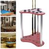 Wood 12 Hole Pool Cue Rack Corner Pool Cue Stick Rack Floor Stand Billiard Stand
