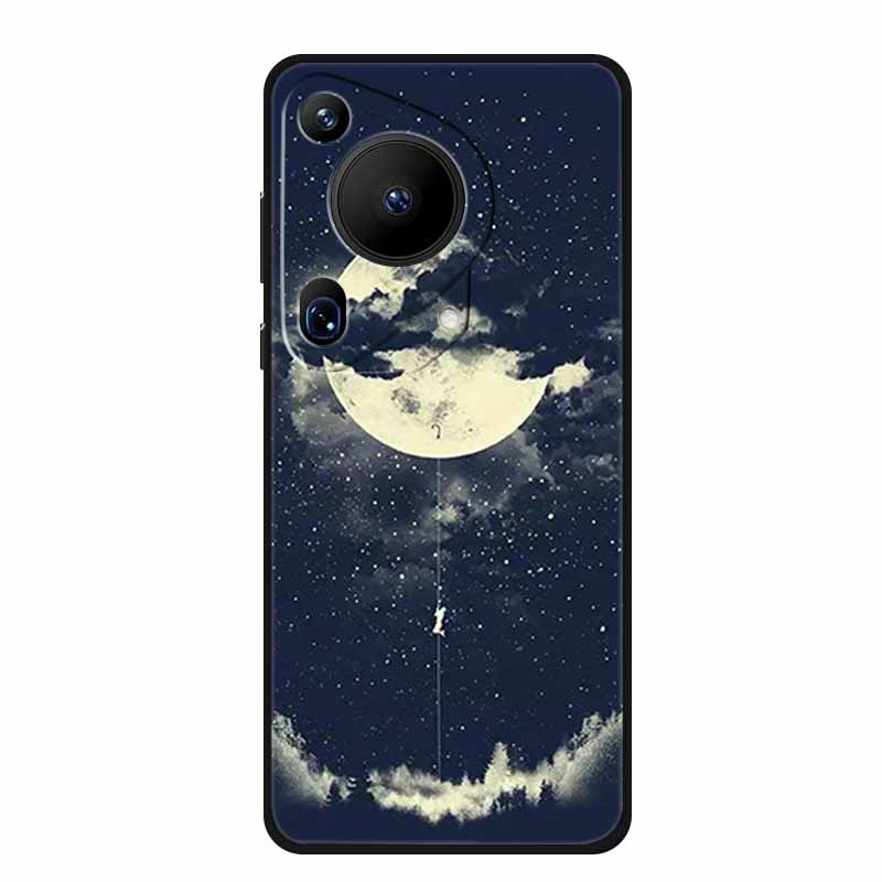 For Huawei Pura 70 Ultra Case 70Ultra Black Silicone Soft Back Cover Case For Huawei Pura 70 Ultra Phone Case Cover Pura70 Ultra