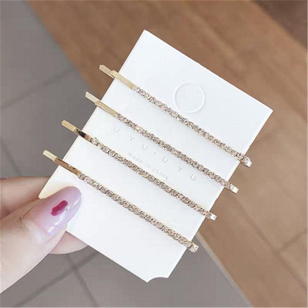 Hair Styling Diamondl Hairgrip Shining Crystal Barrettes Rhinestones Hairpins Hair Clips Set