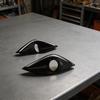 Fog Light Cover Front Bumper Pair Fog Light Lamp Frame Cover