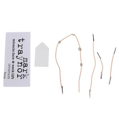 40 шт. Лента для подтяжки лица, невидимые V-образные пластыри, комплект тонких наклеек для лица