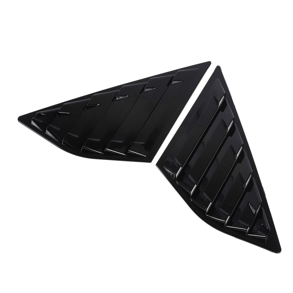 Крышка жалюзи заднего окна, глянцевая черная, ABS, треугольная, боковые жалюзи, крышка вентиляционного отверстия для Focus C346 Ha