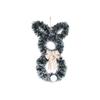 Easter Bunny-Themed Wreath Hanging Ornament. Cartoon  Tail Faux  Door Decoration
