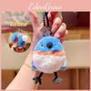 Bird Blowing Bubble Plush Keychain Animal Toy Pendant Doll Cartoon Kids Gift