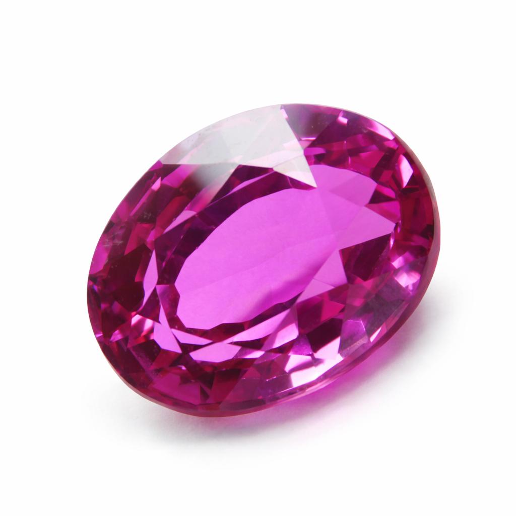 8.20 Carat Natural Ruby Pink Oval Cut Excellent Loose Gemstone