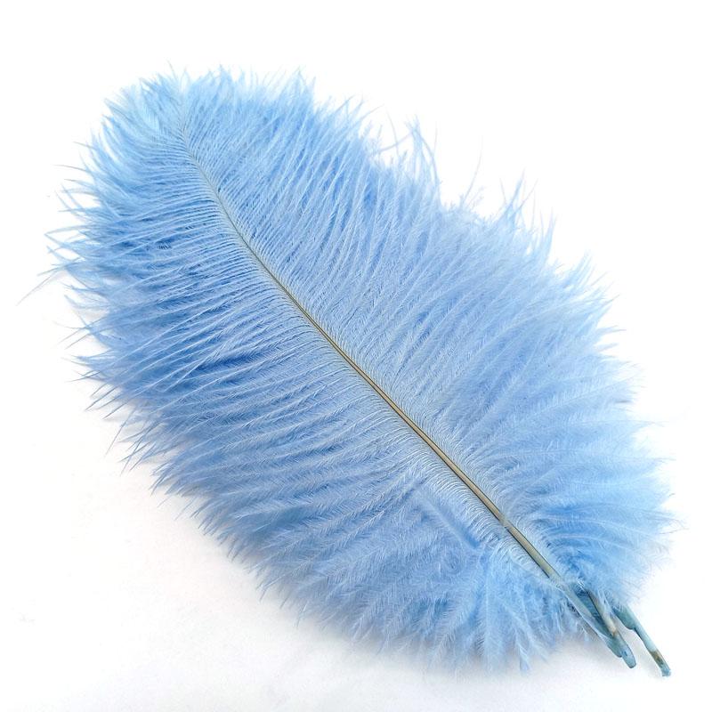 10Pcs Ostrich Feathers Wedding Centerpiece For Needlework Crafts Material DIY Decoration Carnival Headdress Accessories Plumes