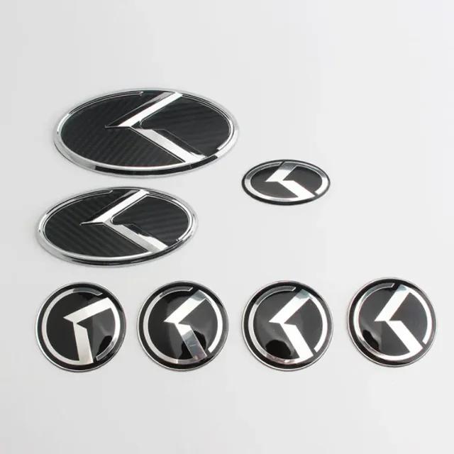 7 piece set For Kia K5 K3 K2 K4 Sorento modified herringbone car stickers wheel logo modified universal accessories decal tclvr60