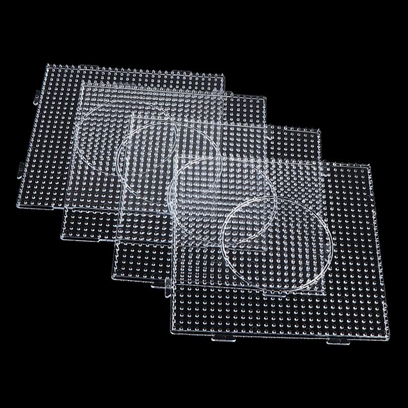 4Pcs Hama Beads Pegboards 15Cm Beads Template For Making Iron Beads Boards