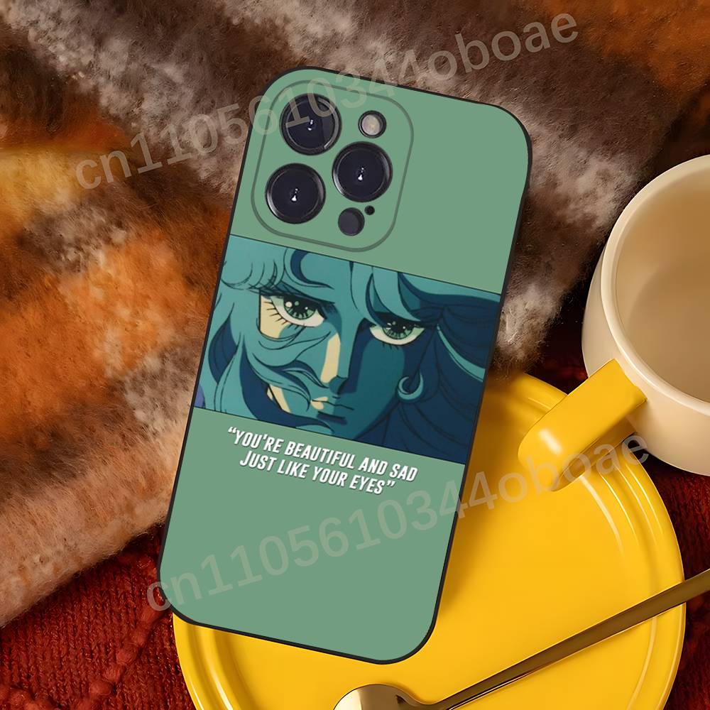 Чехол для телефона 'Роза В-Версальской' Леди Оскар для iPhone 17,16,15,14,13,12,11,Pro,Max,Plus Ударопрочный Чехол
