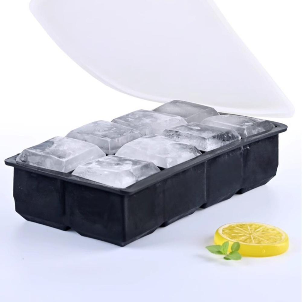 4/6/8/15 Ячеек Большая Форма для Льда Гигантская Супер Большая Пищевой Силикон Форма для Кубиков Льда Квадратная Форма DIY Льдогенератор Форма для Кубиков