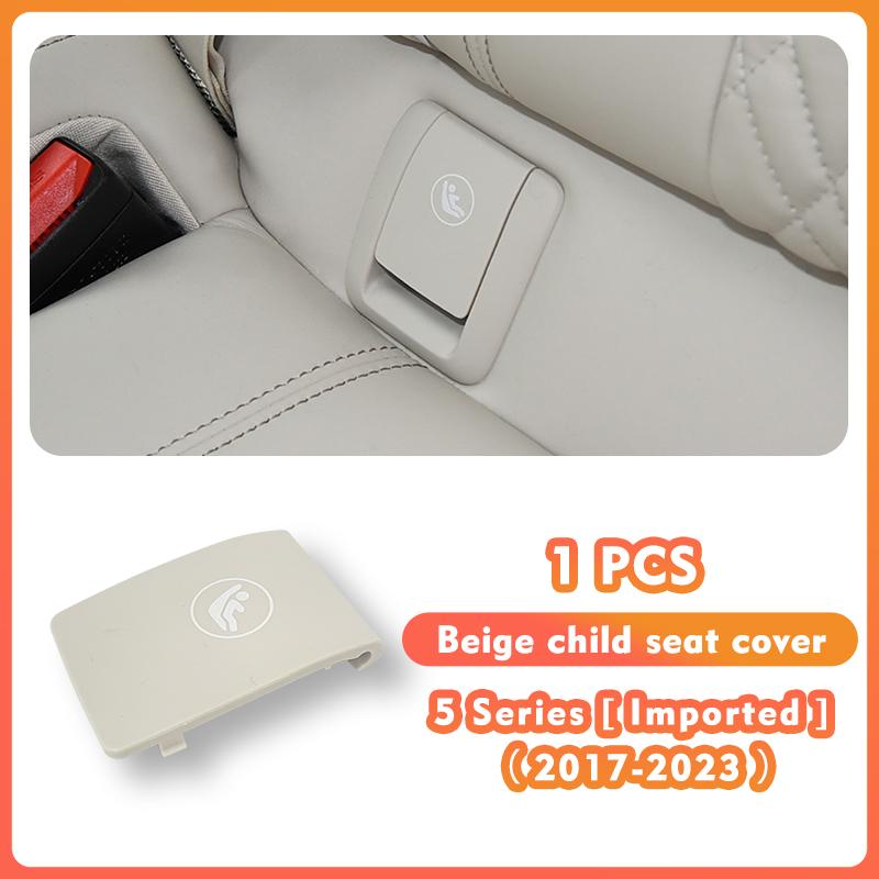For BMW 5 Series G30 2017-23Rear Child Seat Safety ISOFIX Cover Restraint Car Hook Buckle Seat cover plate replace 52207458925
