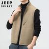 JEEP SPIRIT Men's Autumn/Winter Lightweight Fleece Vest