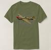 Curtiss P40 Warhawk  Fighter Plane Men TShirt Short Sleeve Casual Cotton  ONeck Summer Men Clothing