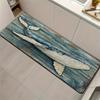 Ultra-Soft Thickened Whale Pattern Floor Mat, Non-Slip and Easy to Clean, Suitable for Entryway/Entrance/Kitchen/Bathroom/Bedroo